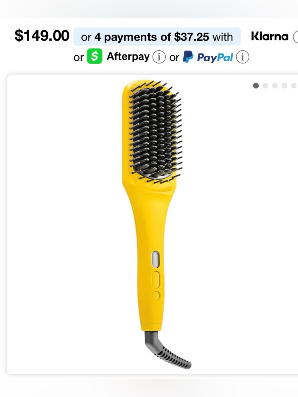 Dry Bare Heated Straightening Brush